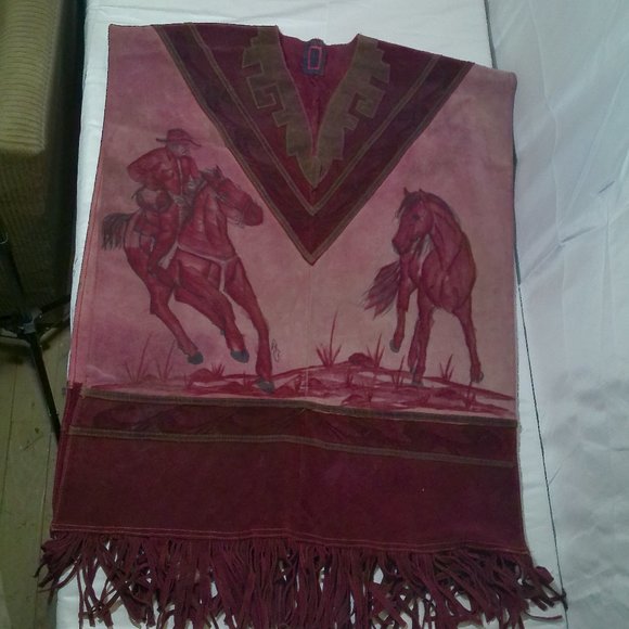 Vintage Leather Hand Made and decorated - Picture 2 of 3